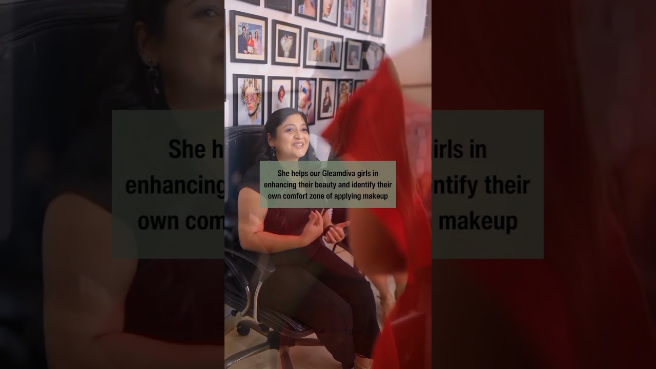 Tina Jain, Mrs India Planet 2022 RU | Makeup Tutorial session at Gleamdiva Academy