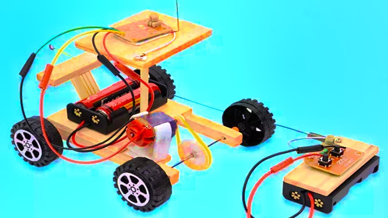 How To Make RC Toy Car At Home, Mini powerful Car, Remote control DIY