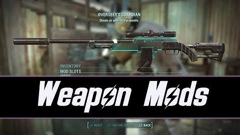 Fallout 4 Tips | Weapon Modding Overview For Beginners