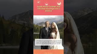 Inside Kevin Costner and Christine Baumgartner's divorce #Shorts #entertainmentcelebrity