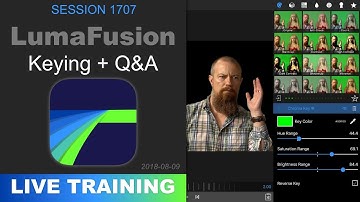 LumaFusion; GREEN SCREEN + Q&A — PhotoJoseph