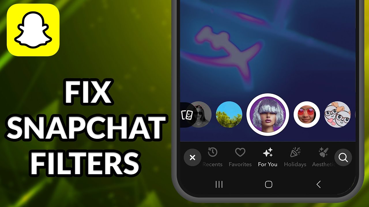 How To Fix Snapchat Filters Not Working - YouTube