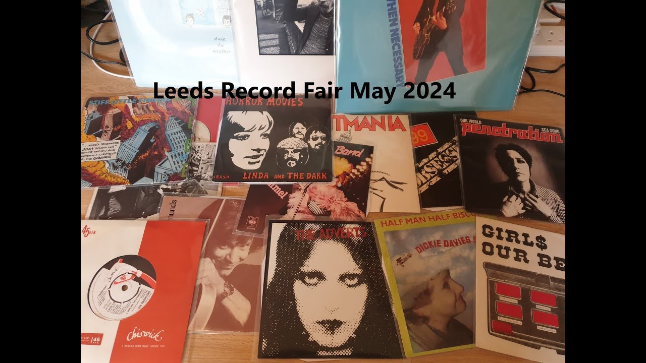 Leeds Record Fair May 24 Mainly singles The Damned, Adverts, 999, The Radiators Penetration and more