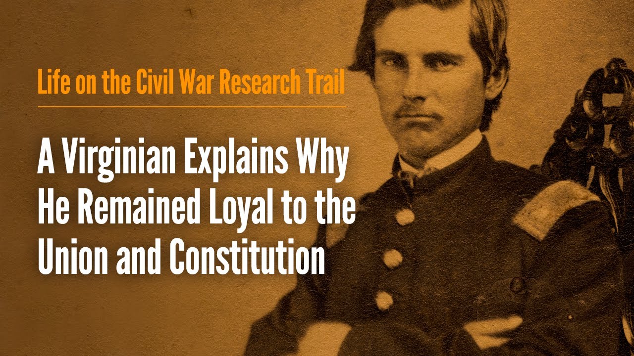 Житель Вирджинии объясняет, почему он остался верен Союзу и Конституции
