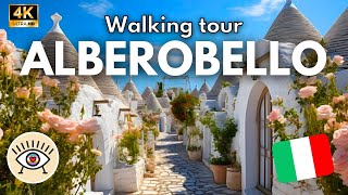 ALBEROBELLO, Italy 4K PUGLIA ✅ WALKING TOUR with SUBTITLED STORY - 2023 - WALKING TOUR