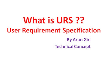 [English] URS / User Requirement Specification