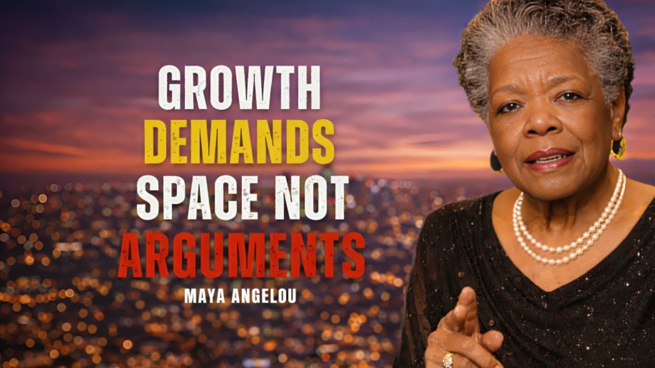 My Growth Required Distance, Not Anger | MAYA ANGELOU- ADVICE