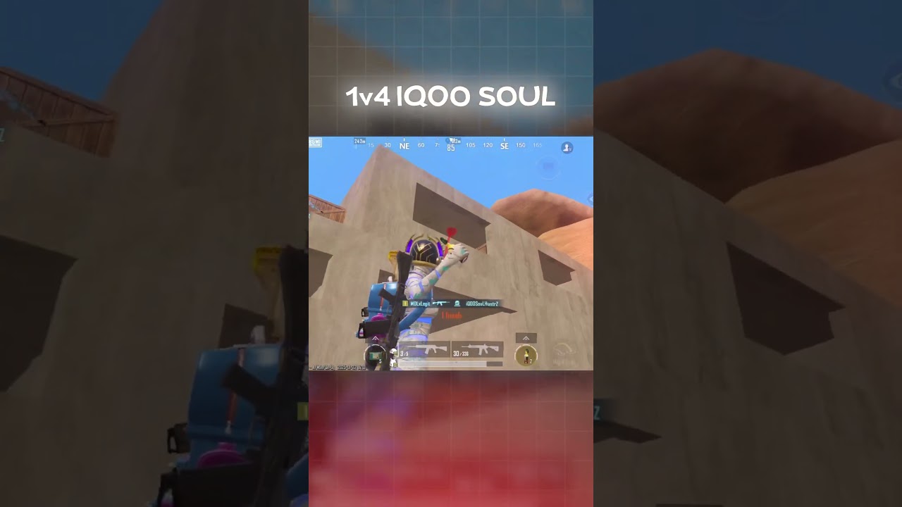 1vs4 IQOO SOUL 🔥❤️