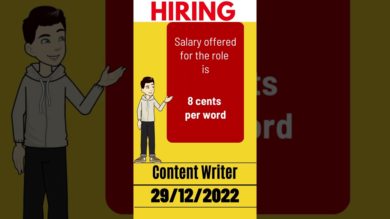 Hiring Content Writer skilled in Content Writing and Editing | Work from home Jobs | Remote Jobs