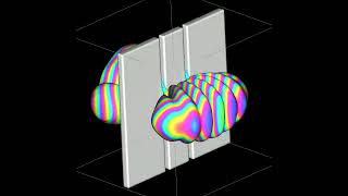 Double Slit Simulation in 3D