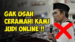 USTADZ ABDUL SOMAD STOP CERAMAH TENTANG CARA BERHENTI JUD! SLOT ONLINE & NARKOBA❗ | Analogiku
