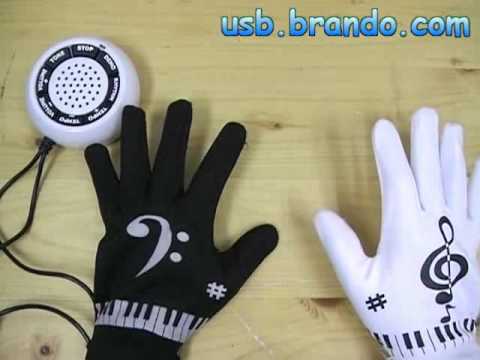 Electronic Piano Gloves