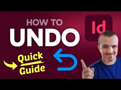 How to UNDO Actions in Adobe InDesign (Step by Step)