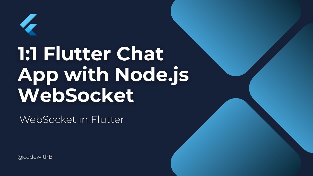 1:1 Flutter Chat App with Node.js WebSocket | Real-Time Messaging ...