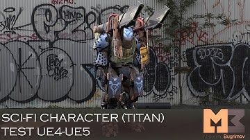 SCI-FI Characters 02 (TITAN) Test UE4-UE5