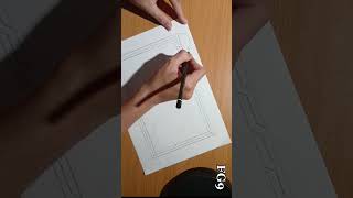cara membuat bingkai Kaligrafi yang simple tapi indah