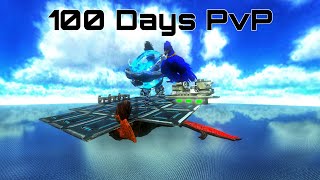 I Survived 100 Days PvP Ark Mobile | Upgraiding Base + Raiding [Full Server Wipe]