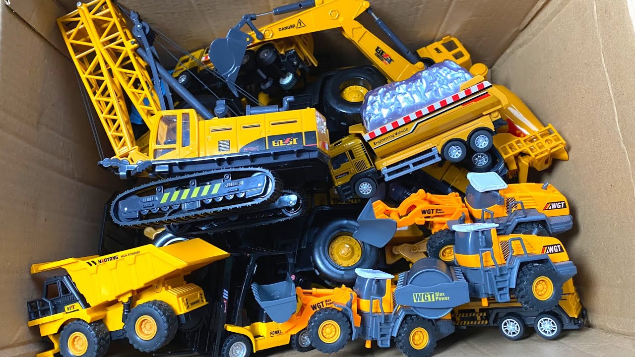 KABOLITE K350-200 DIGGER, MEGA RC TRUCKS, RC TRACTORS, RC MACHINES COLLECTION!! EXCAVATOR LESU ET30H