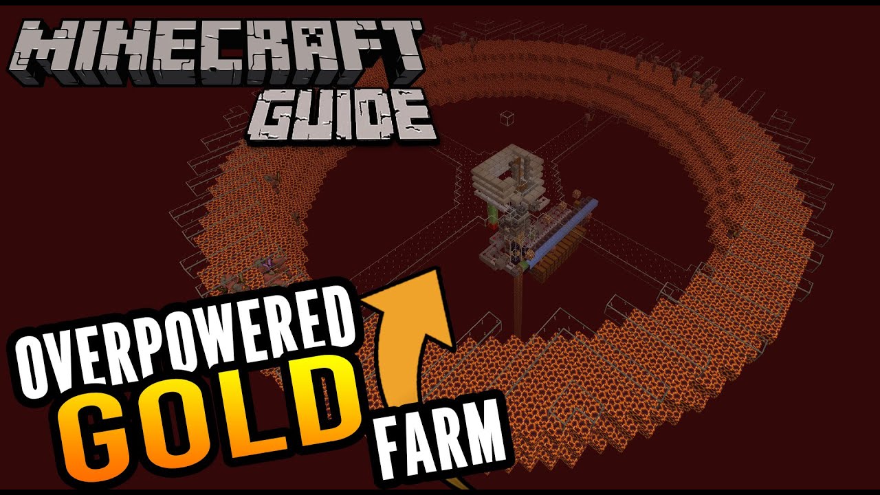 OVERPOWERED GOLD FARM - Get Gold Fast - Minecraft Guide - Let's Play ...