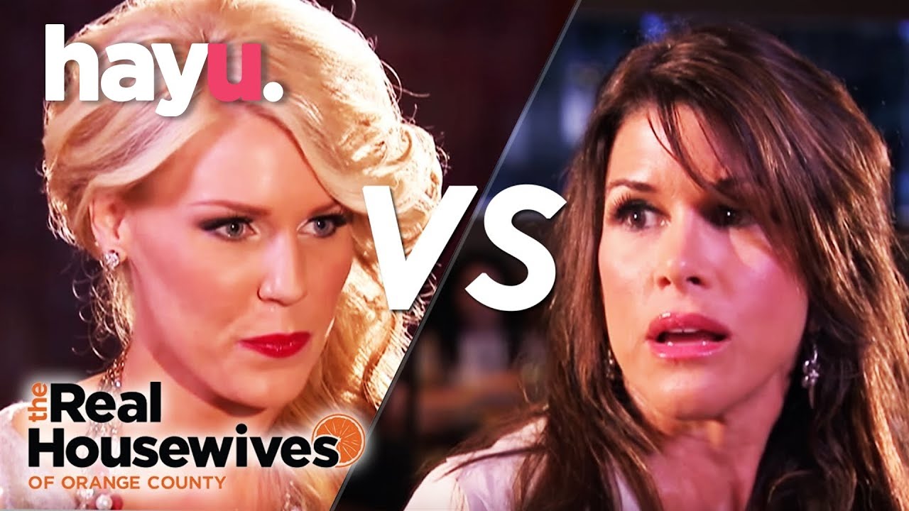 Gretchen vs Lynne Handbag Fight! The Real Housewives of Orange County