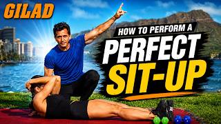 Play video: How to do a perfect sit-up with Gilad Janklowicz for firmer abs and stronger core