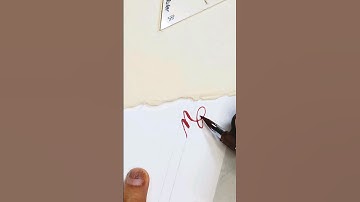 how to flourish letter 