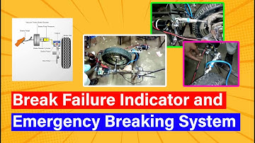 Break Failure Indicator and Emergency Breaking System #mechanicalengineering #mechanicalprojects