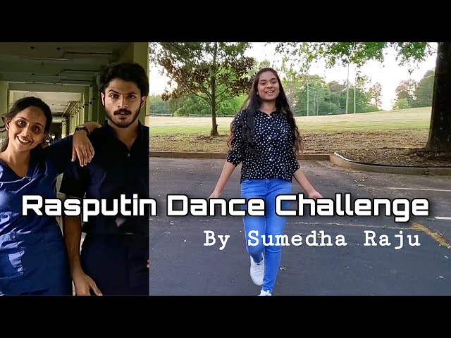 Rasputin Dance Challenge || Boney M. || Janaki Omkumar || Naveen Razak || Sumedha Dance Cover class=