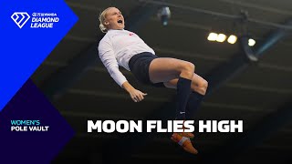Katie Moon clears 4.85m on final attempt in Brussels pole vault – Wanda Diamond League 2025