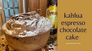 Easy Kahlua Espresso Chocolate Cake (e76)