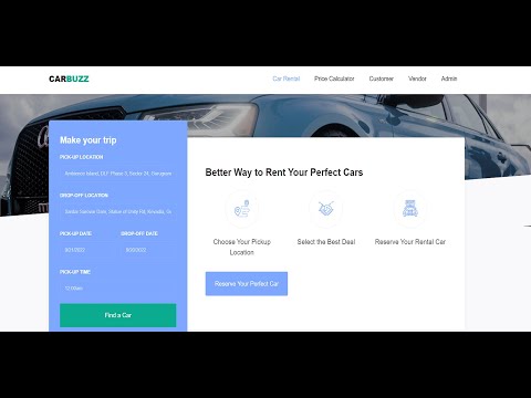 The Car Booking Site Uses an Admin and Frontend in PHP MySQL Codeigniter Framework
