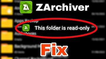 ZArchiver Fix This Folder is read only Problem Solve