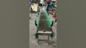 Automatic large width stainless steel chain conveyor with speed controller