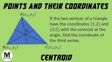 5 | Points And Their Co-ordinates | Centroid of a Triangle - Worked Out Problem
