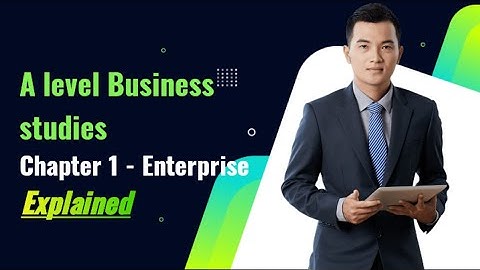 “Business Enterprise Explained | A level business 9609 Revision”