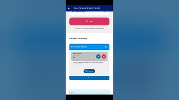 AITI App - Tutorial for Personal Import Permit Application