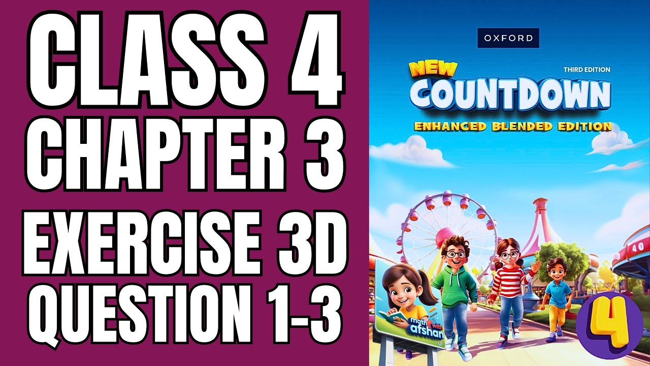 Countdown 4 Exercise 3d Question 1-3| New Third Edition Book 4 | Math ...