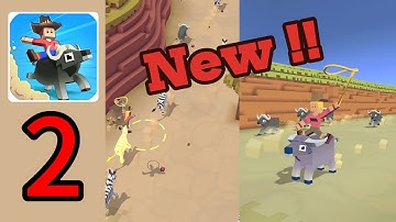 Rodeo Stampede - Sky Zoo Safari - Gameplay Walkthrough Part 2 ( iOS, Android Game)