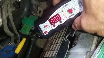 teste sonda lambda com caneta voltímetro digital