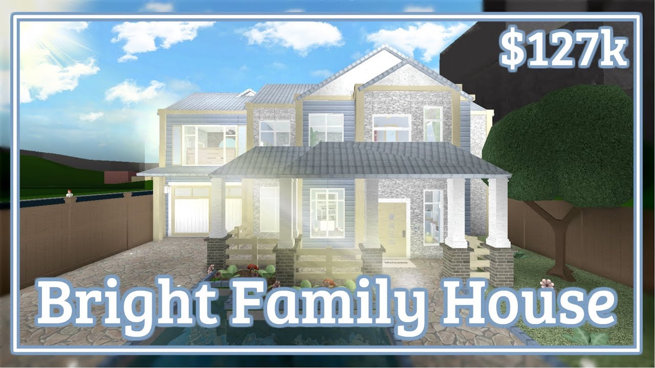 Aesthetic Suburban House 58k Bloxburg By Vehfall - roblox bloxburg houses ideas that are 74k 