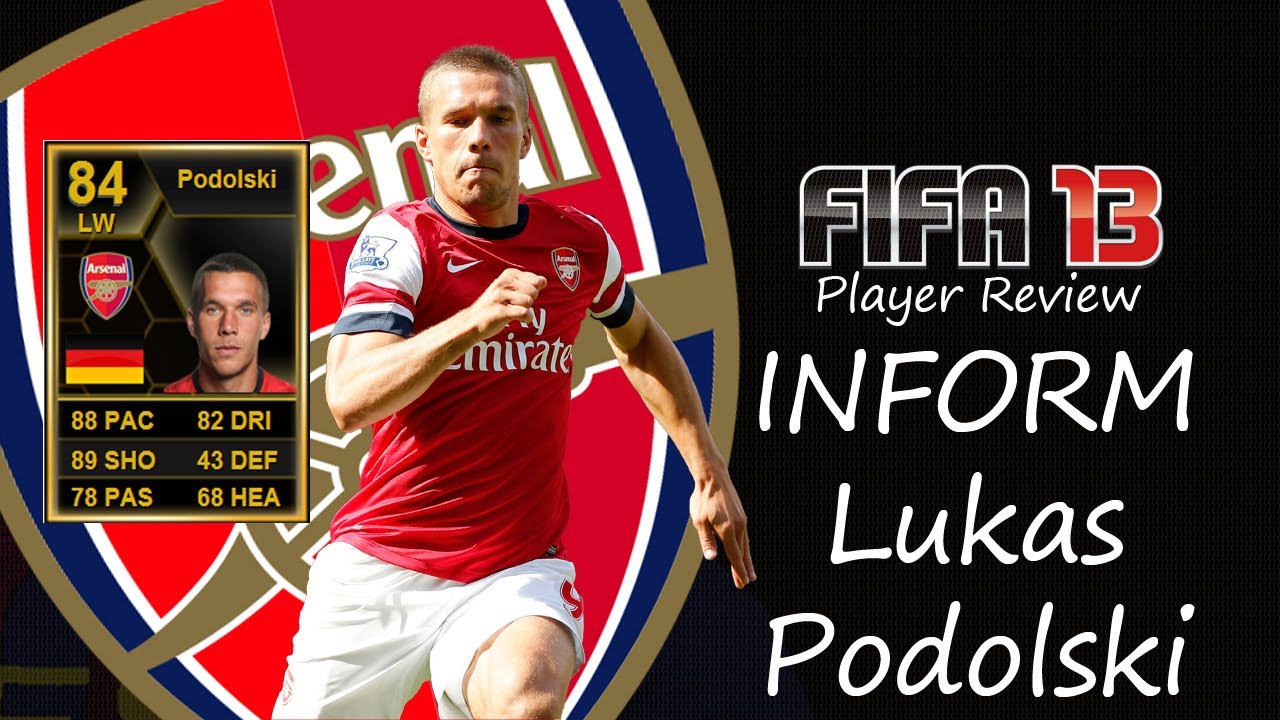 FIFA 13 | FUT - INFORM Lukas Podolski Review with Gameplay!