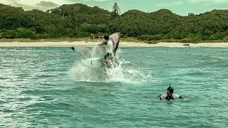 Woman Stranded at Sea for 2 Days With Shark Chasing Her and Anyone Who Tries to Save Her Is Devoured