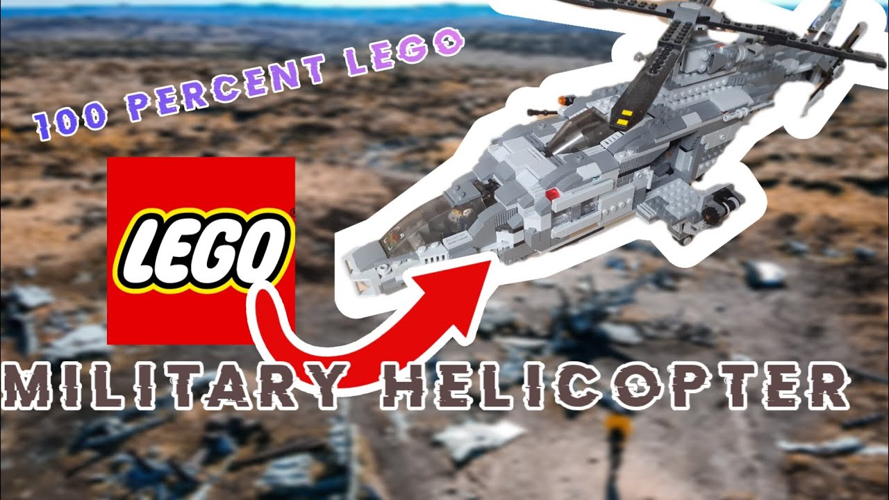 Lego military helicopter moc review YouTube