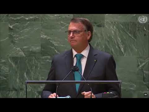 Bolsonaro discursa na abertura da Assembleia-Geral da ONU
