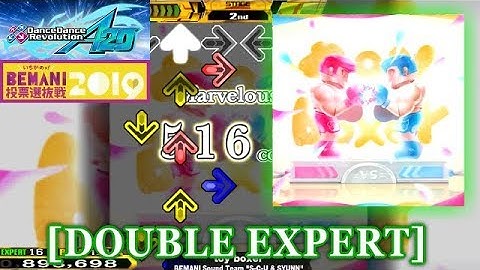 【DDR A20】 toy boxer [DOUBLE EXPERT] 譜面確認＋クラップ