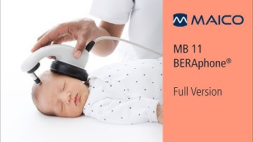 MB 11 BERAphone® | ABR |  MAICO Training | Hearing Screening Diagnostic Tests