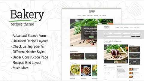 Bakery - Responsive Recipes HTML Template | Themeforest Website Templates and Themes