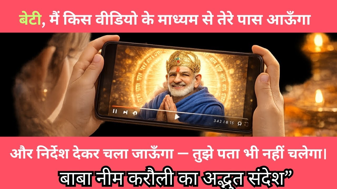 बेटी, मैं वीडियो के माध्यम से तेरे पास आऊँगा – बाबा नीम करौली का अद्भुत संदेश@Babaneebkarori1986