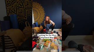 Weight with water and food 14.5kg for 7 days on the West Highland Way in Scotland #westhighlandway
