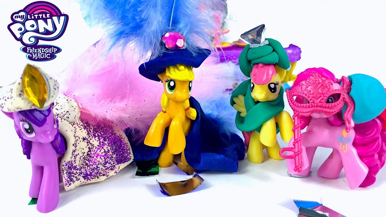 MY LITTLE PONY CAROUSEL BOUTIQUE -RARITY CREATING MASQUERADE BALL COSTUMES WITH DESIGNER HOITY TOITY